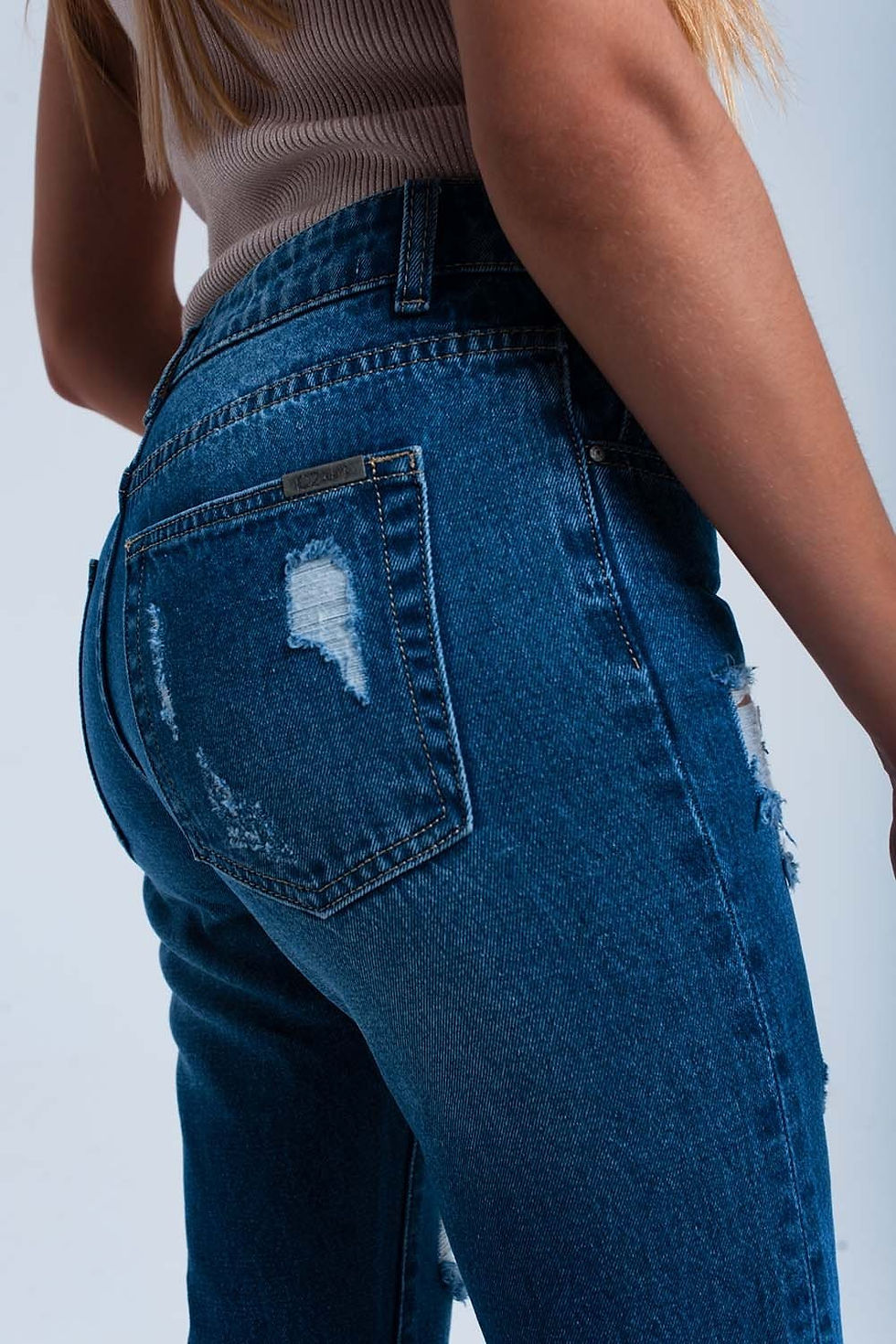 Thumbnail: Worn Straight Jeans