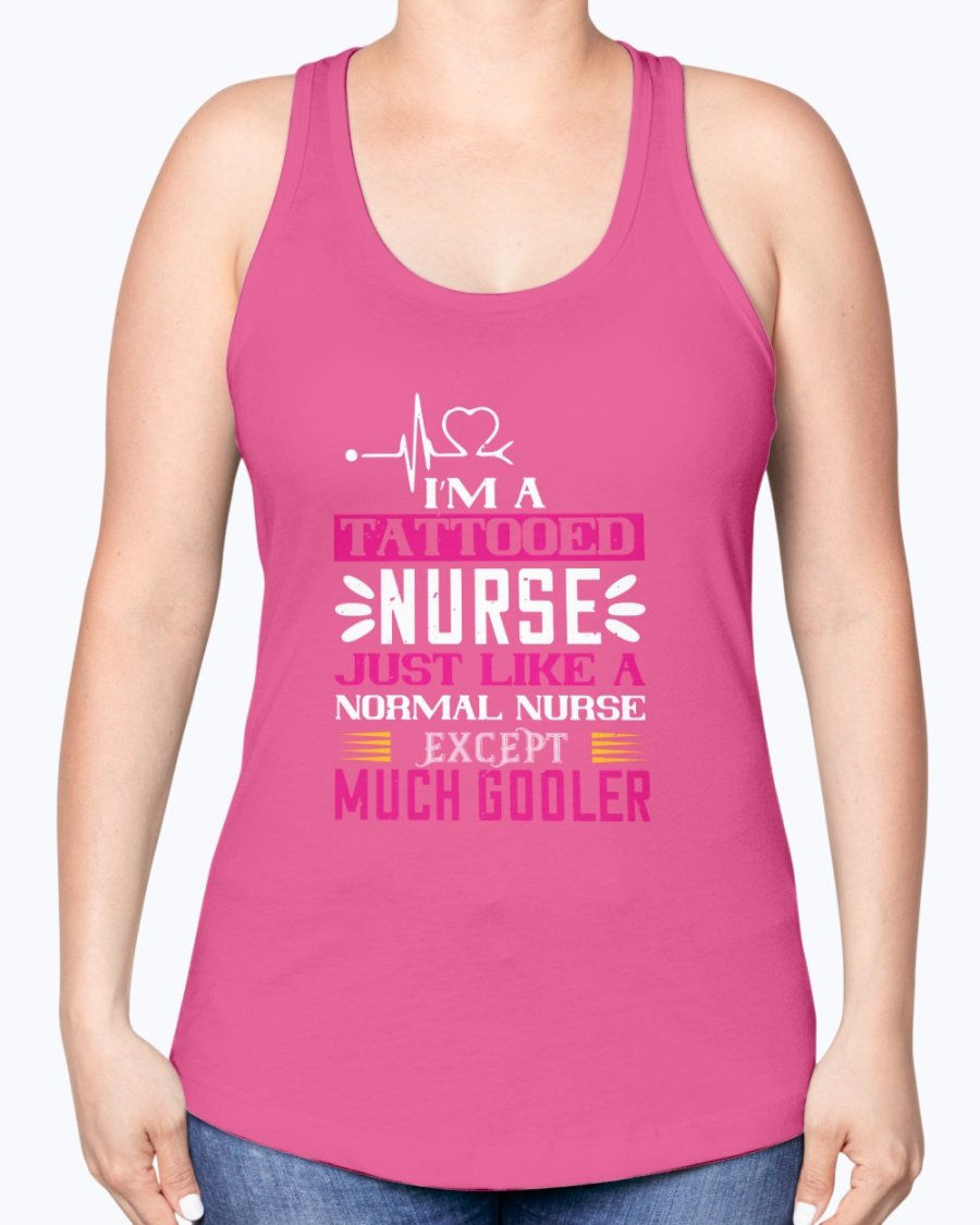 Thumbnail: Im a Tattooed Nurse -  Nurse-  Racerback Tank