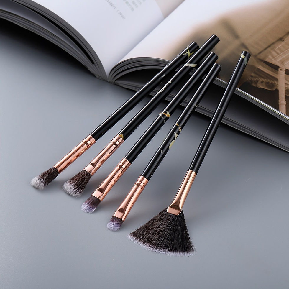 Thumbnail: 15Pcs Makeup Brushes Tool Set Cosmetic Powder Eye Shadow Foundation Blush