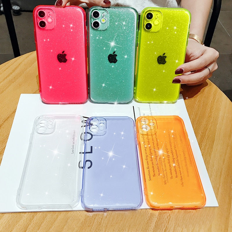 Thumbnail: Iphone 11 12 Mini Pro Max XS X XR 7 8 Plus SE 2020 Soft Silicone