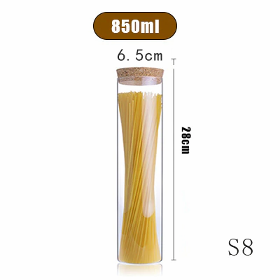 Thumbnail: Mason Candy Jar for Spices Glass Transparent Container Glass Jars With Lids
