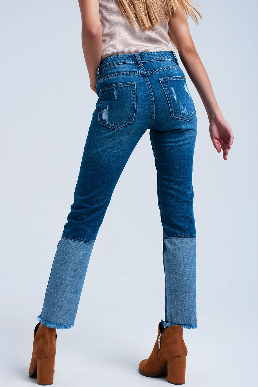 Thumbnail: Worn Straight Jeans