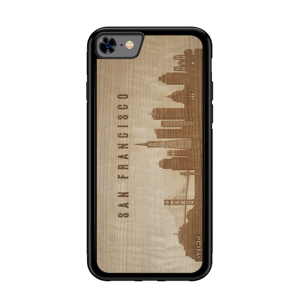 Thumbnail: CityScape Wooden Phone Case (San Francisco CA Skyline)