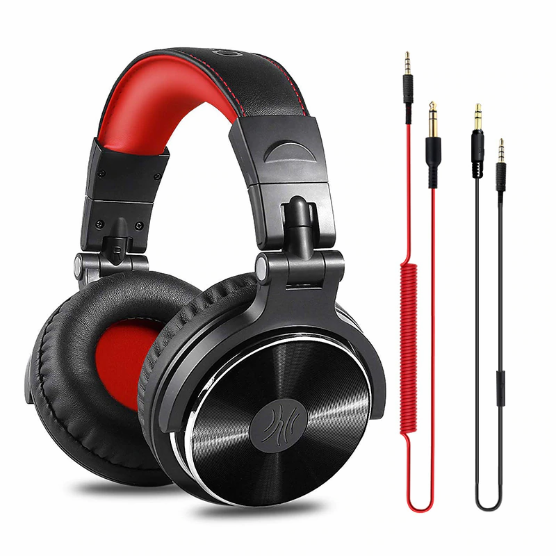 Thumbnail: Wired Professional Studio Pro DJ Headphones With Microphone Over Ear