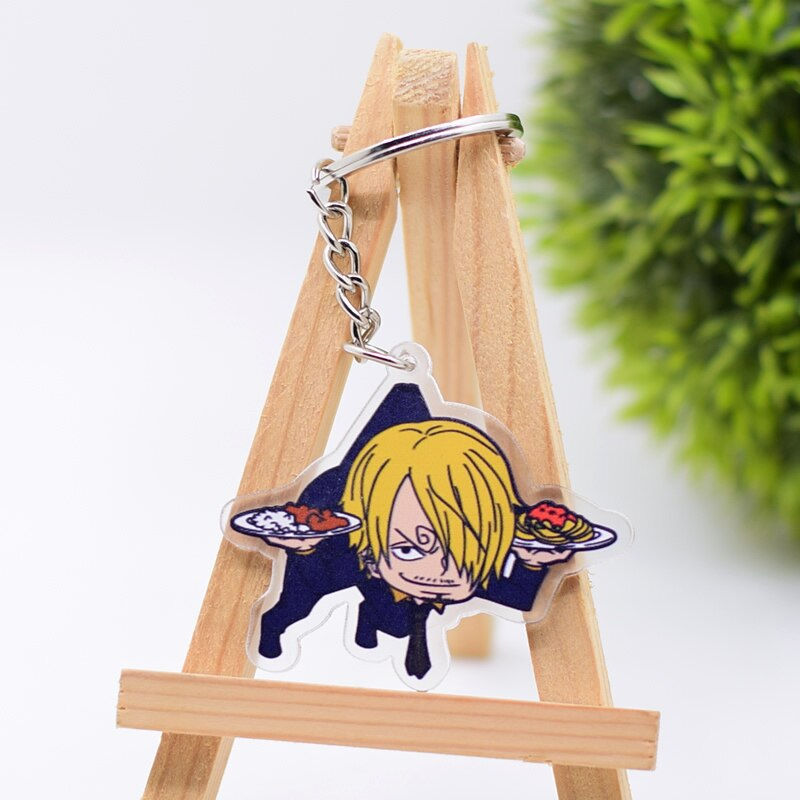 Thumbnail: One Piece Keychain Double Sided Key Chain Acrylic Pendant Anime Accessories