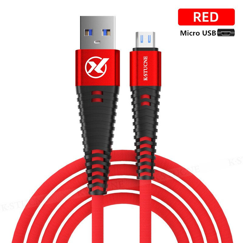 Thumbnail: Micro USB Cable Fast Charging Data Wire Cord Microusb Charger Cable for Samsung