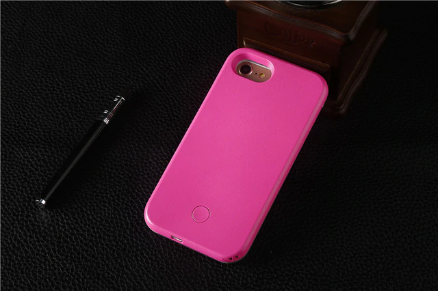 Thumbnail: LED Flash Cases For iPhone 12 X XS MAX XR 8 7 Selfie Light 11 Pro 6 6s