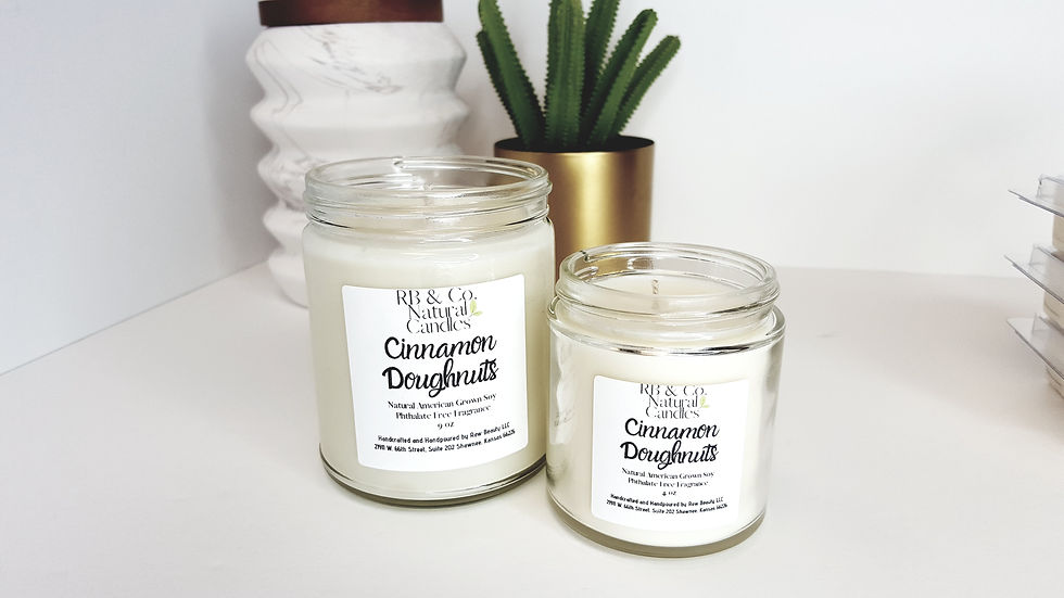 Thumbnail: Cinnamon Doughnuts | Natural Soy Candle | Hand-Poured and Hand-Crafted