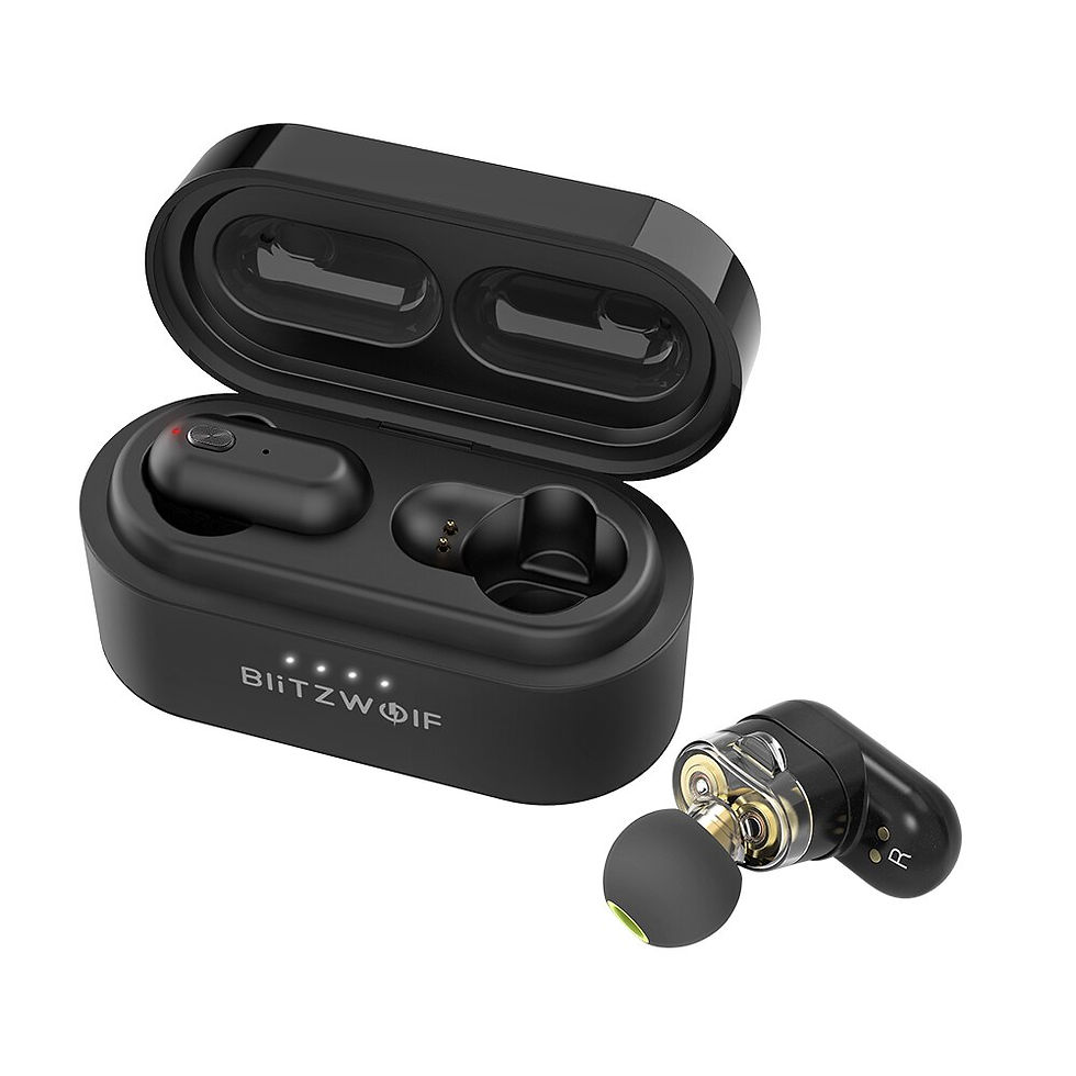 Thumbnail: TWS Bluetooth 5.0 Earphone Heavy Bass Stereo Bilateral Calls With Charging Box