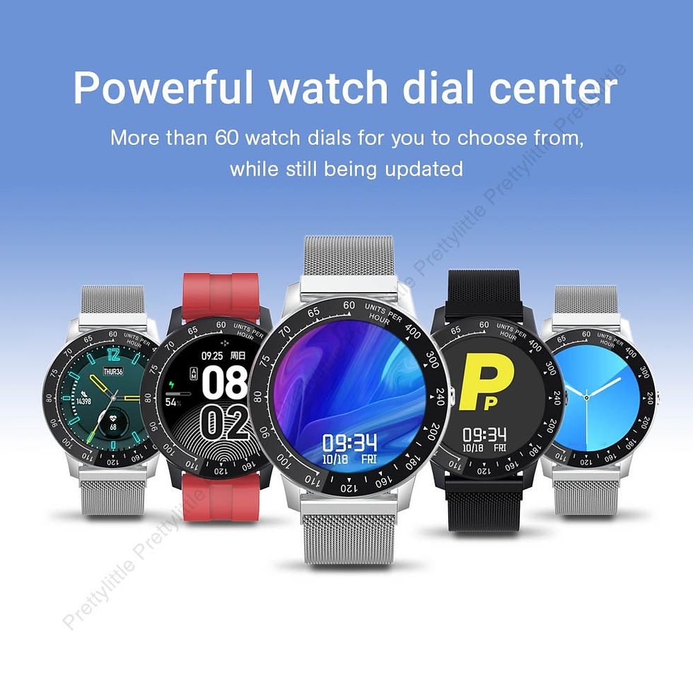 Thumbnail: Ph30 Smart Watch Custom Dial Round Full Touch Screen 1.3 Inch IP68 Waterproof