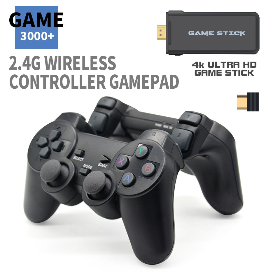 Thumbnail: Portable 4K TV Video Game Console With 2.4G Wireless Controller Support CPS PS1