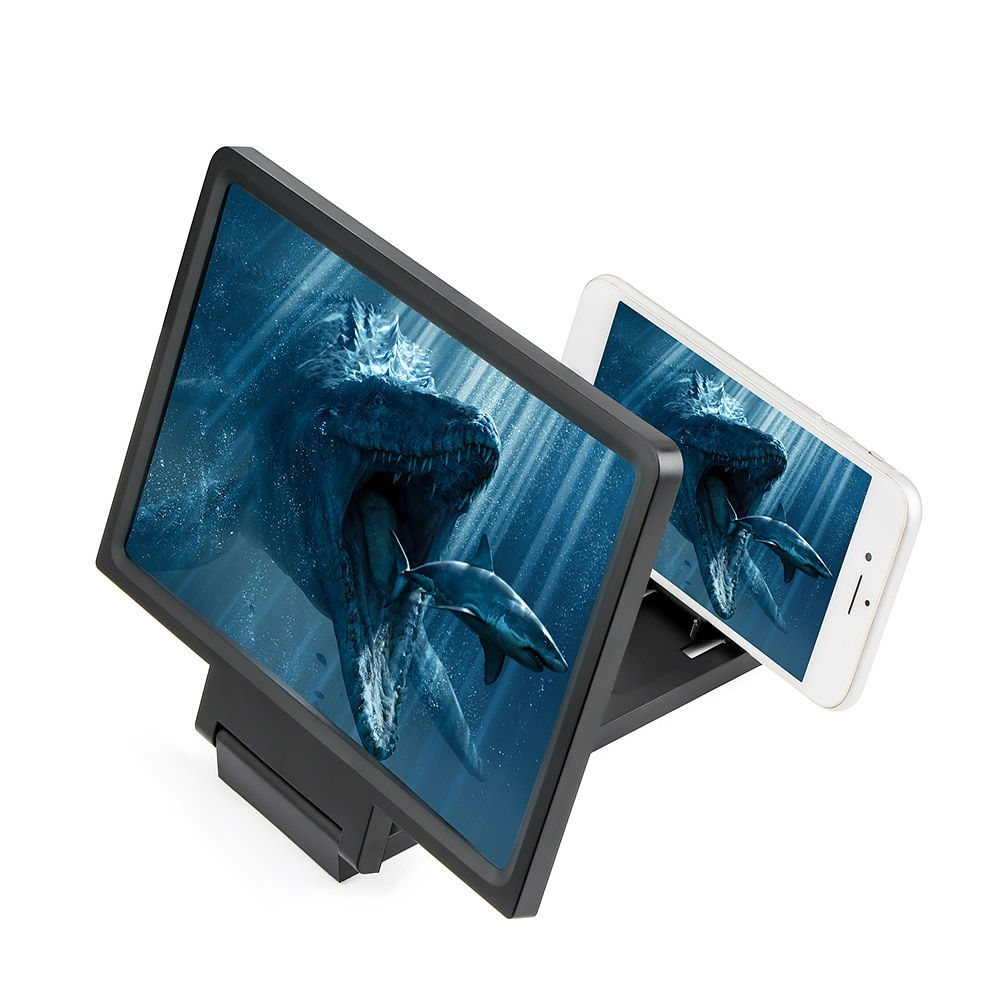 3D Phone Screen Magnifier Amplifying Phone Desktop Bracket 3D HD Movie