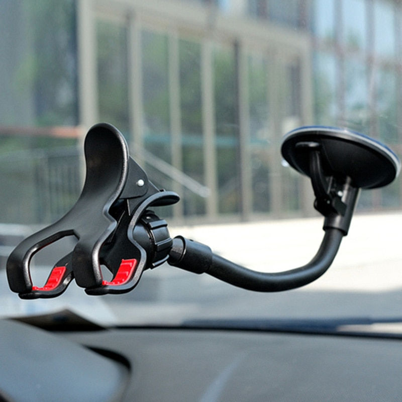 Thumbnail: 360 Degree Rotation Mount Windshield Mobile Phone Holder for Phone Car