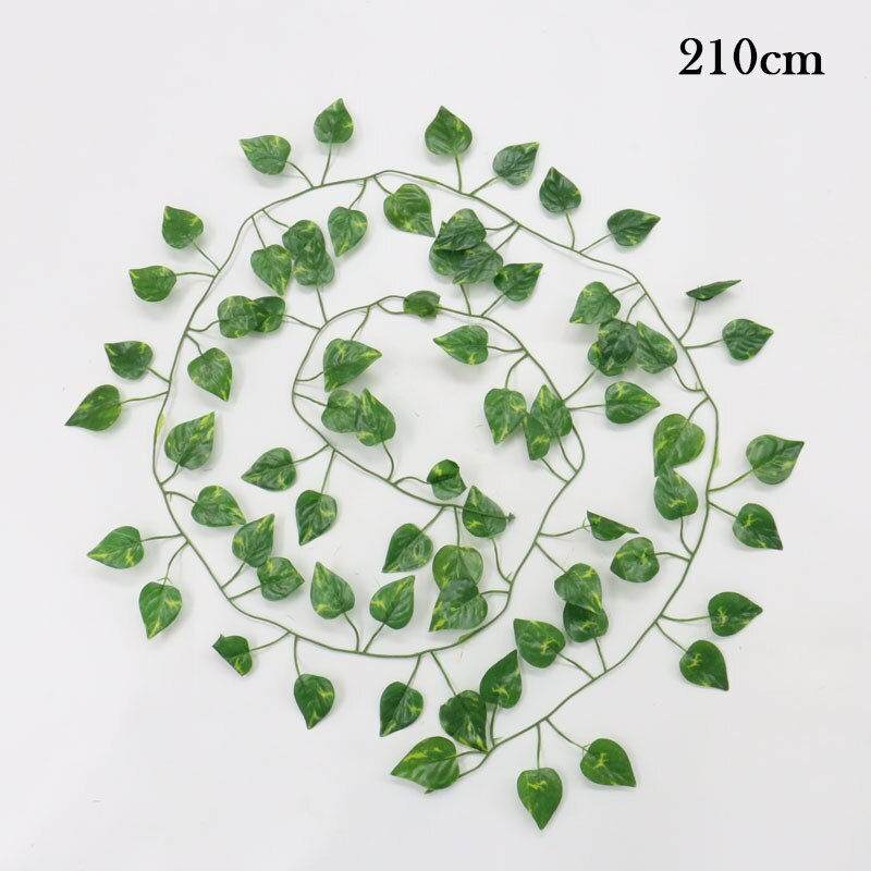 Thumbnail: 200CM Artificial Plants Creeper Green Leaf Ivy Vine for Home Wedding Decor