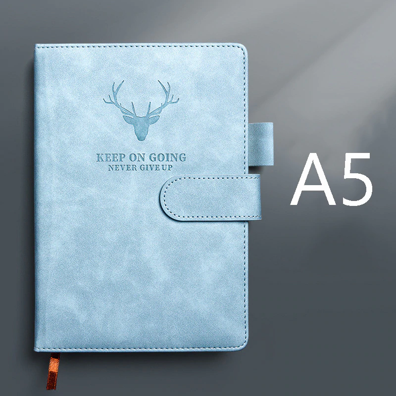 Thumbnail: 360 Pages Super Thick Wax Sense Leather A5 Journal Notebook Daily
