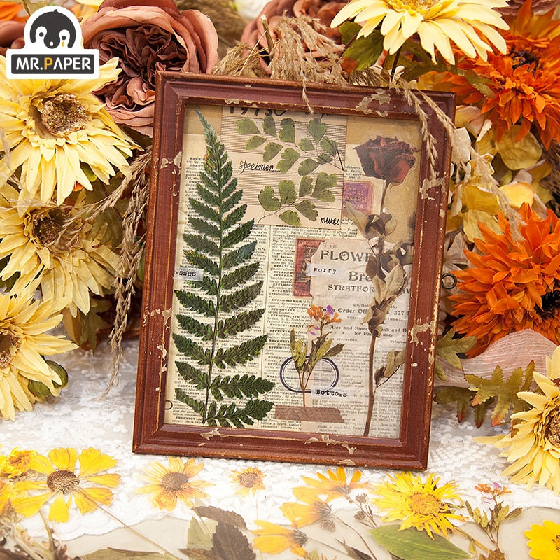 Thumbnail: 8 Designs 6Pcs Weekend Flowers Deco Stickers Scrapbooking Styling Bullet Journal