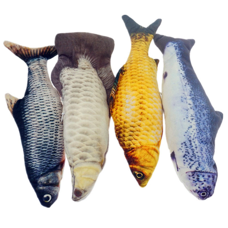 Thumbnail: 30CM Cat Toy Fish USB Electric Charging Simulation Dancing Jumping Moving Floppy