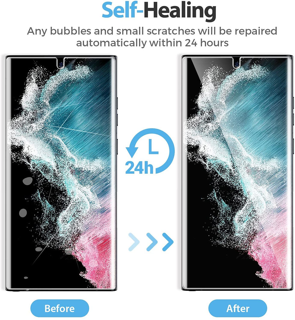 Thumbnail: 2 Pack Privacy Screen Protector Compatible for Samsung Galaxy S22 Ultra 5G with