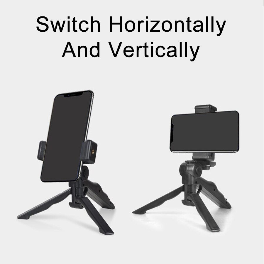 Thumbnail: Mini Phone Camera Tripod Monopod Selfie Stick With Bluetooth Remote Control