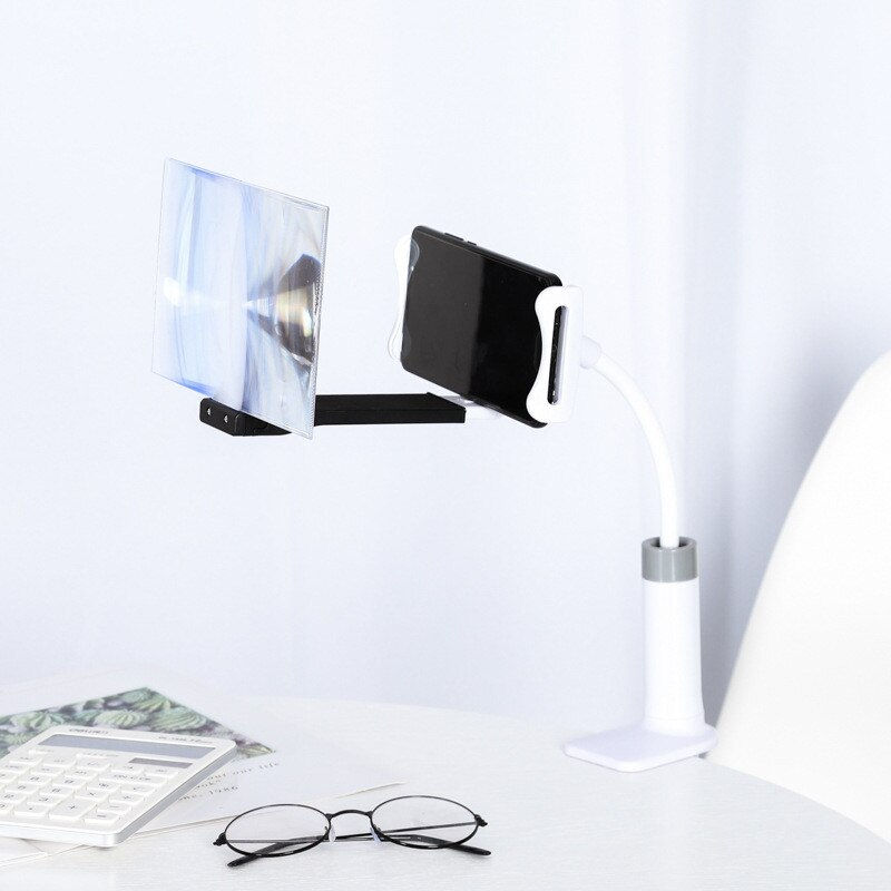 Thumbnail: 2 in 1 Phone Holder High Definition Projection Bracket Lazy Adjustable Flexible
