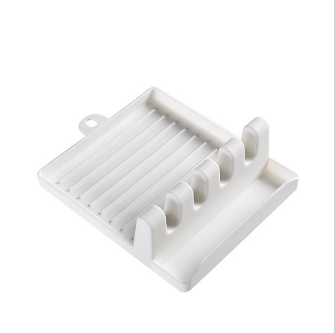 Miniaturebillede: Spatula Spoon Pad Storage Mat Home Decor Multi-Function Rack