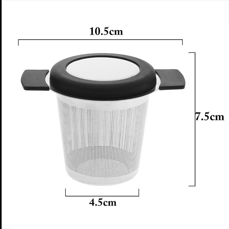 Thumbnail: Stainless Steel Reusable Tea Infuser Basket Fine Mesh Tea Strainer With Handles