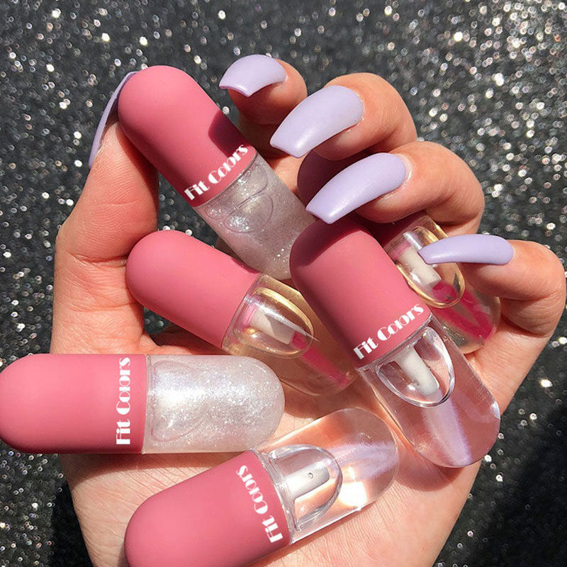 Thumbnail: Crystal Lip Gloss Capsules Glossy Transparent Moisturizing Lip Oil Maintenance