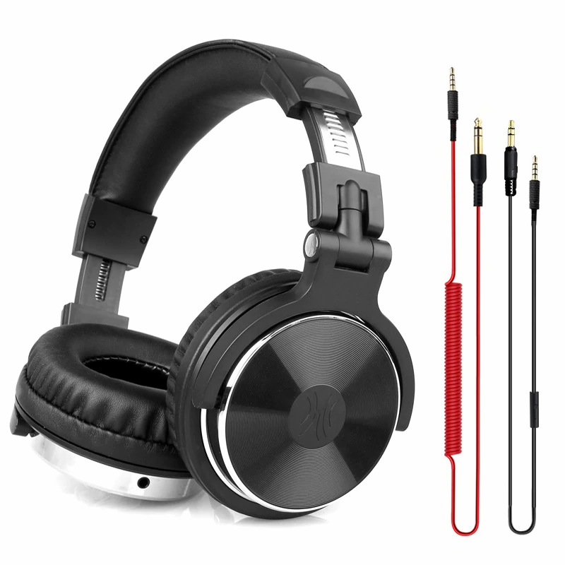 Thumbnail: Wired Professional Studio Pro DJ Headphones With Microphone Over Ear