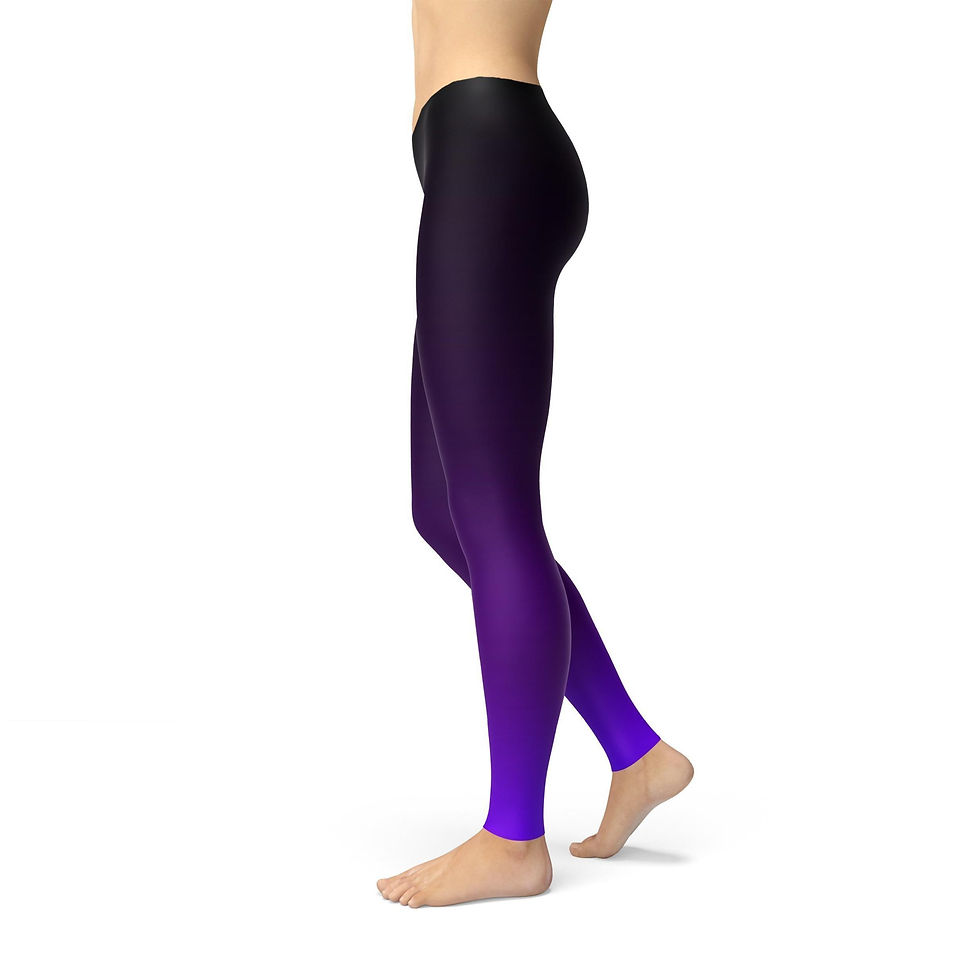 Miniaturebillede: Avery Black Purple Ombre