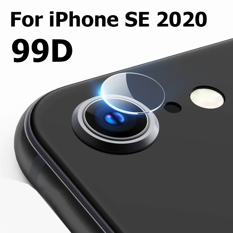 Thumbnail: 100D Camera Protection Glass for iPhone 11 12 Pro XS Max XR X Full