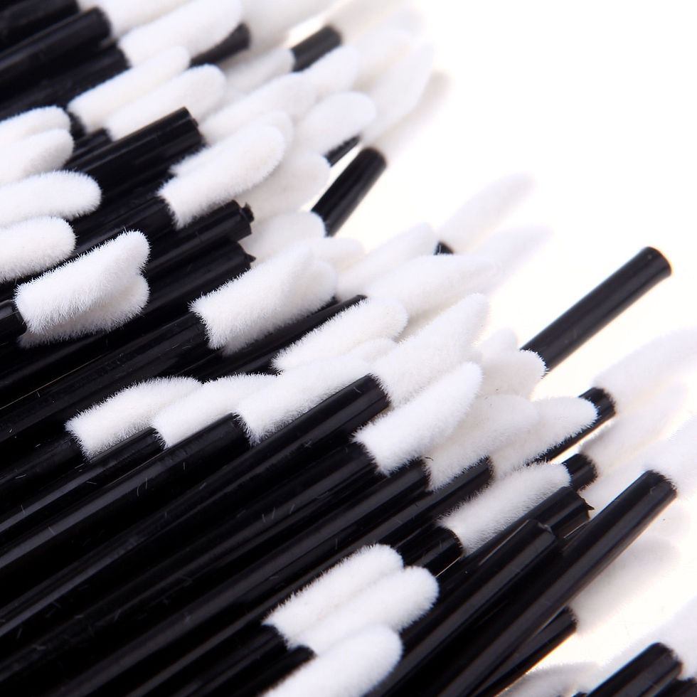 Thumbnail: 50 Pcs Disposable Lip Brush Eyelash Makeups Brushes Lash Extension Mascara