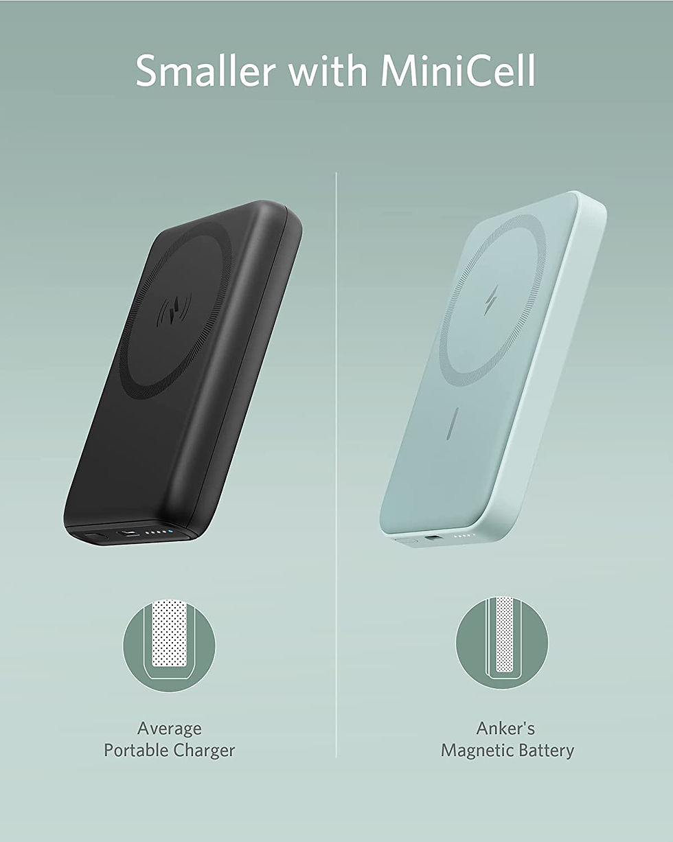Thumbnail: 622 Magnetic Wireless Portable Charger (MagGo), 5000mAh Foldable Magnetic Batte