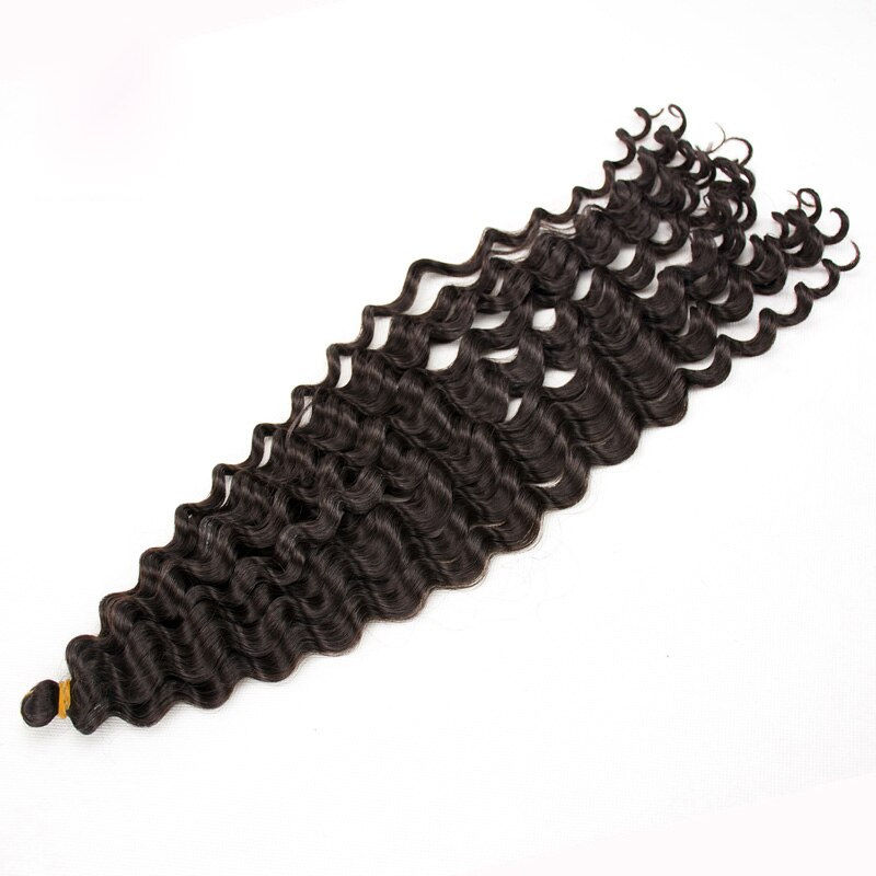 Thumbnail: Dream Ice's Synthetic Curly Ombre Crochet Braid Hair Extensions  Deep