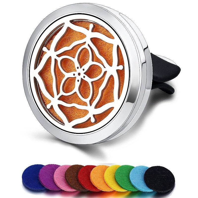 Thumbnail: Car Perfume Diffuser Clip Car Air Auto Vent Freshener  (Free 10pc Pad)
