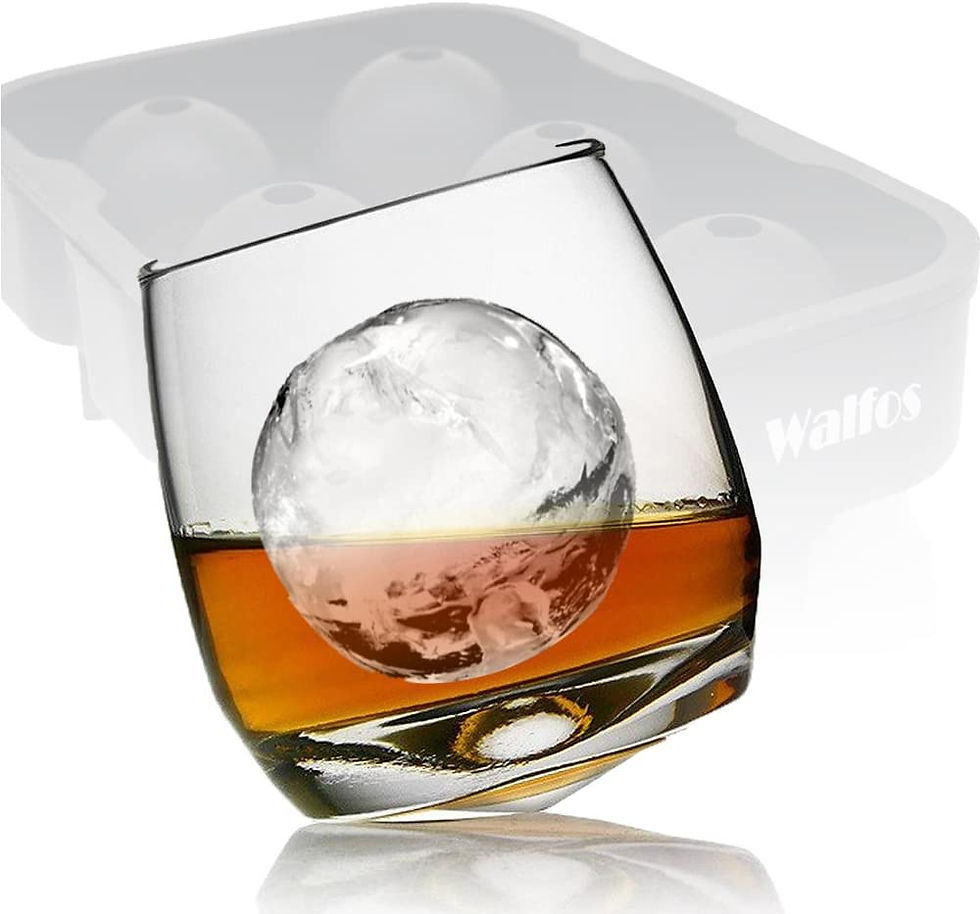 Thumbnail: Large Size 6 Cell Ice Ball Mold Silicone Ice Cube Trays Whiskey