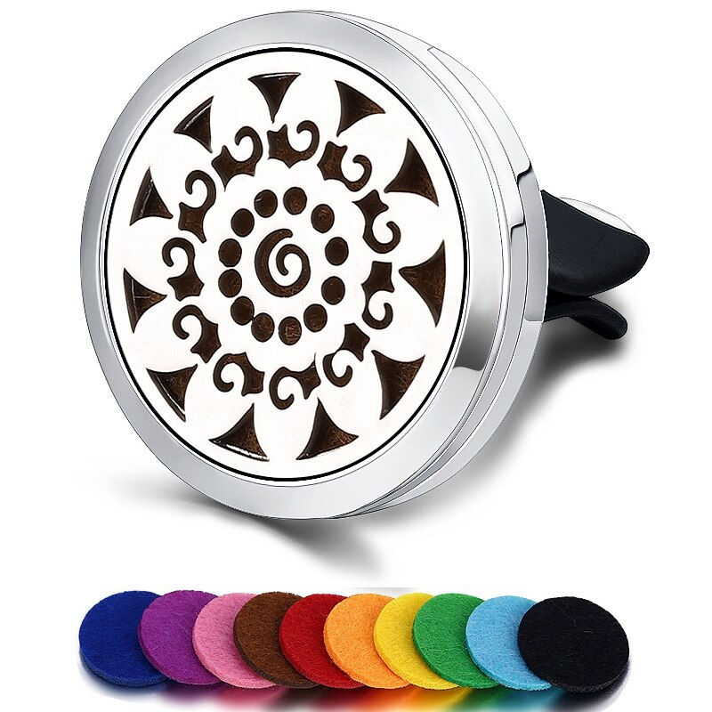 Thumbnail: Car Perfume Diffuser Clip Car Air Auto Vent Freshener  (Free 10pc Pad)