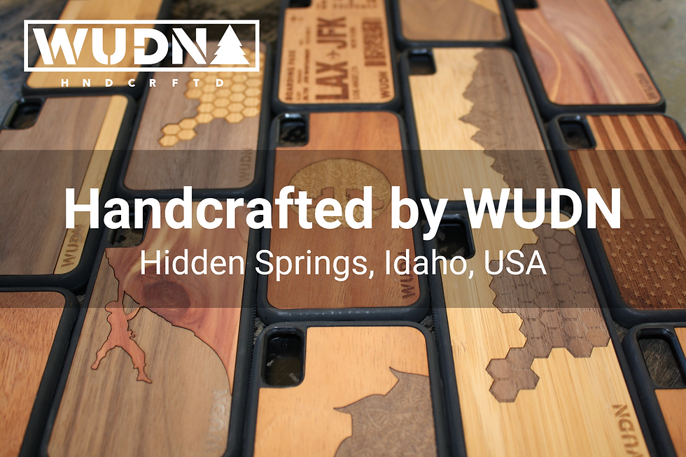 Thumbnail: CityScape Wooden Phone Case (Boise ID Skyline)