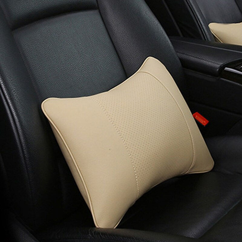 Thumbnail: Artificial Leather Car Neck Pillows Support Comfortable Universal Single