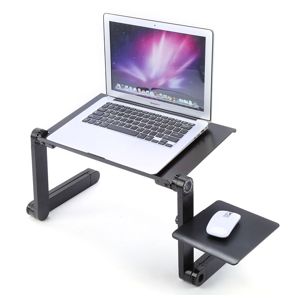 Thumbnail: Portable Laptop Desk Table Adjustable Standing Desk Computer