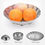 Thumbnail: Folding Dish Steam Stainless Steel Food Steamer Basket Mesh Vegetable Cooker