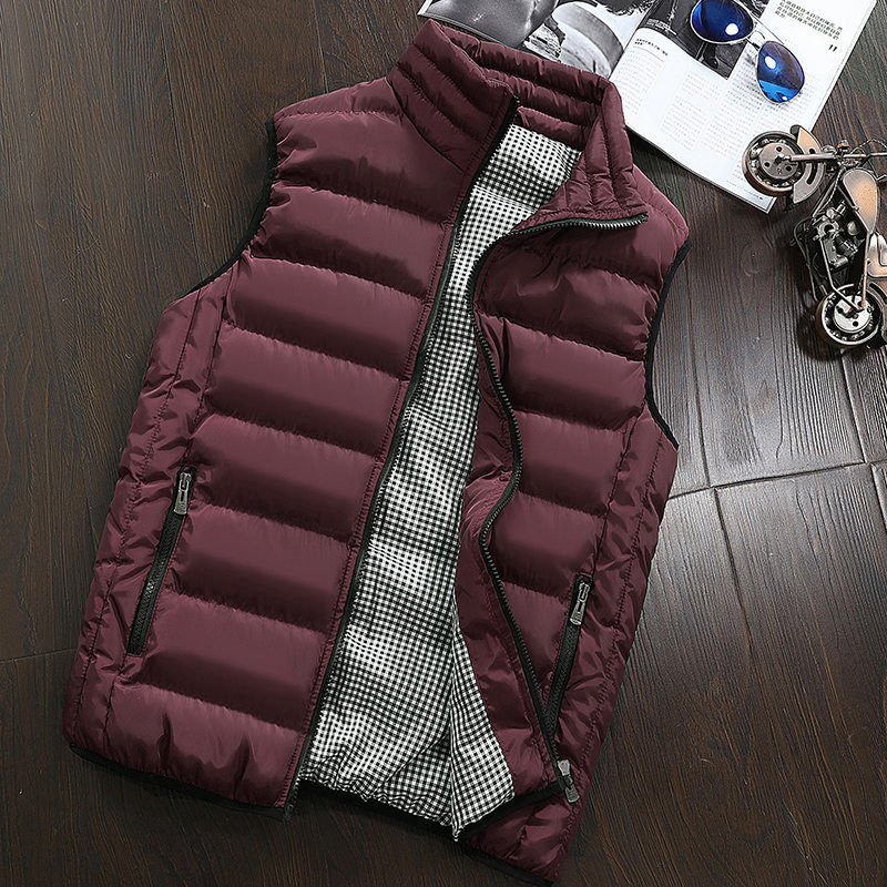 Thumbnail: Vest Men New Stylish Autumn Vests Spring Warm Sleeveless Jacket