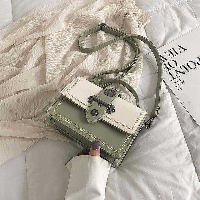 Thumbnail: Elegant Rivet Shoulder Messenger Bag