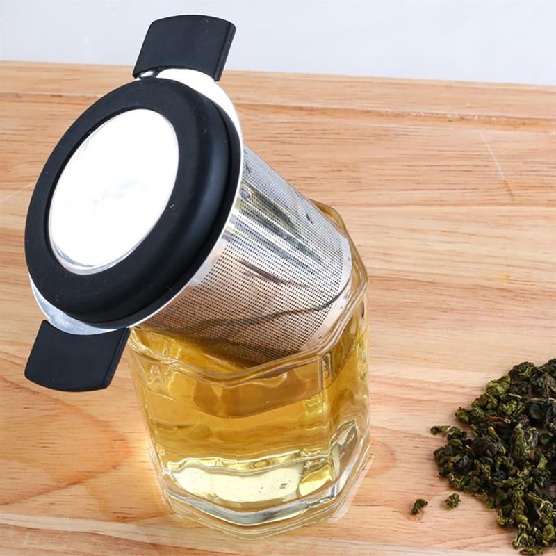 Thumbnail: Stainless Steel Reusable Tea Infuser Basket Fine Mesh Tea Strainer With Handles