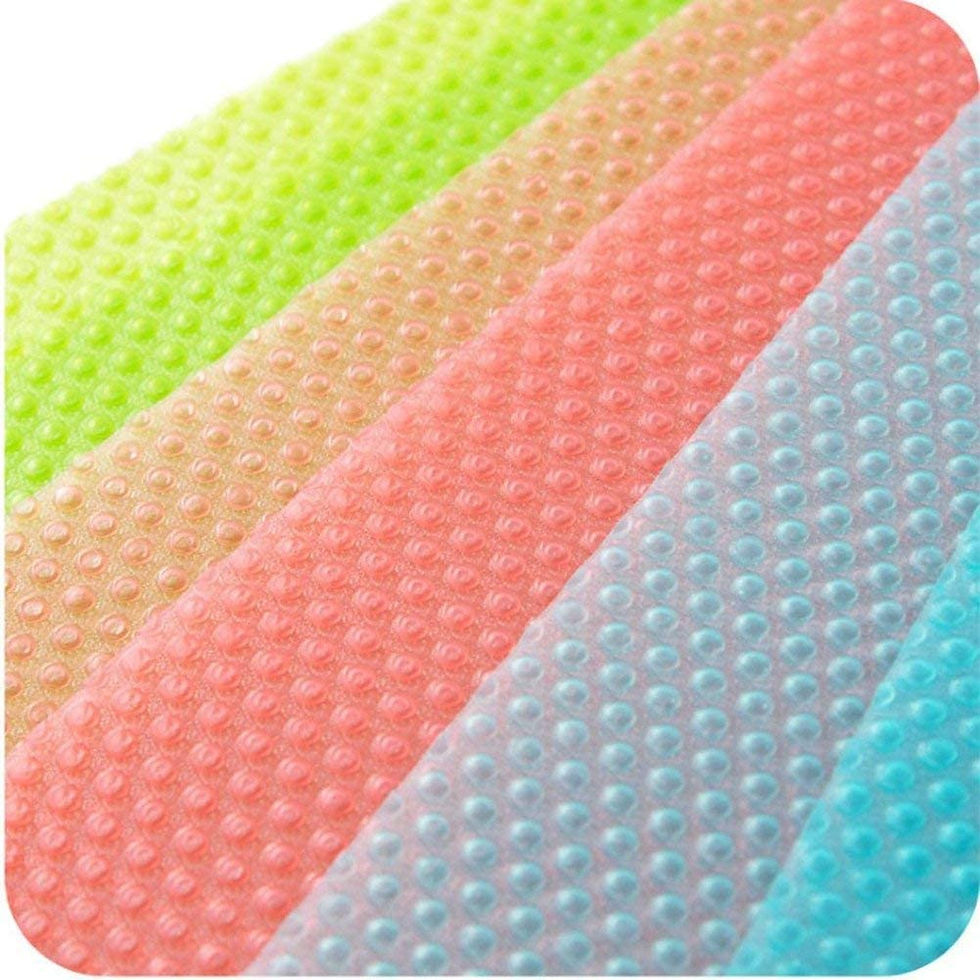 Thumbnail: 9 Pack Refrigerator Mats,Washable Fridge Mats Liners Waterproof Fridge Pads Mat
