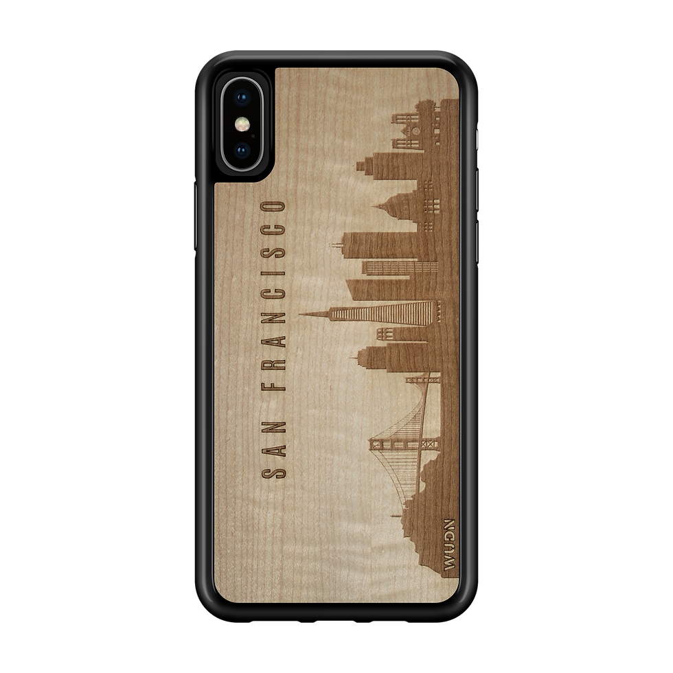 Thumbnail: CityScape Wooden Phone Case (San Francisco CA Skyline)