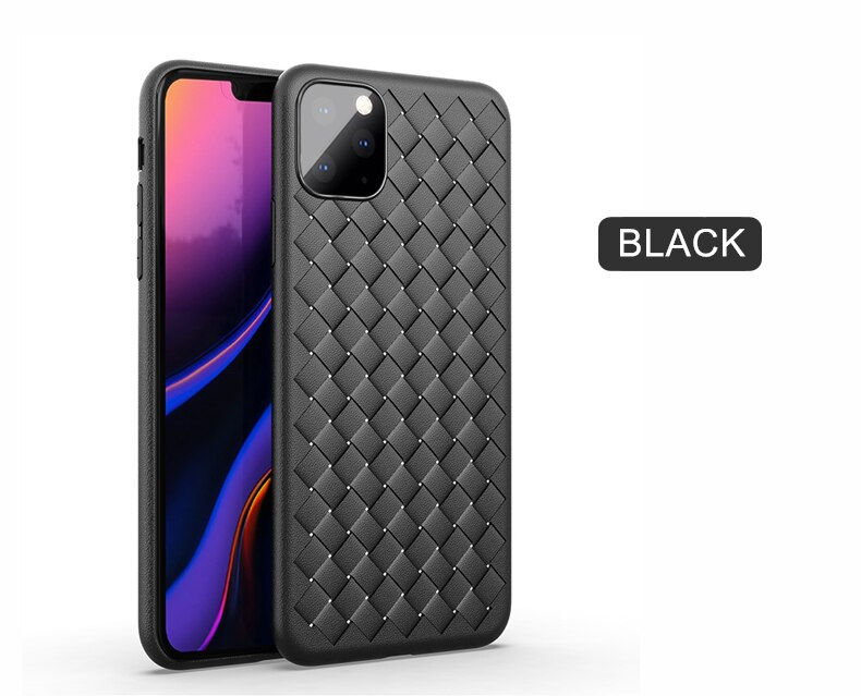 Thumbnail: Breathable Mesh Case for iPhone 11 Pro Max 12 Mini XS 6S 7 8 Plus X XR Leather
