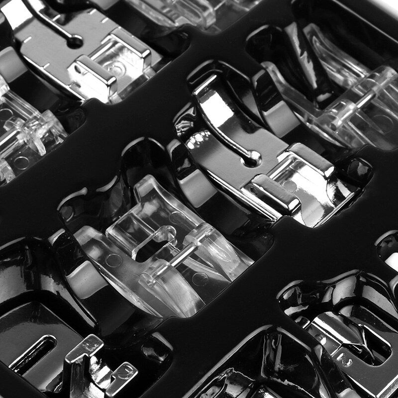 Thumbnail: 16pcs Sewing Machine Presser Foot Feet Kit Set With Box Brother Singer