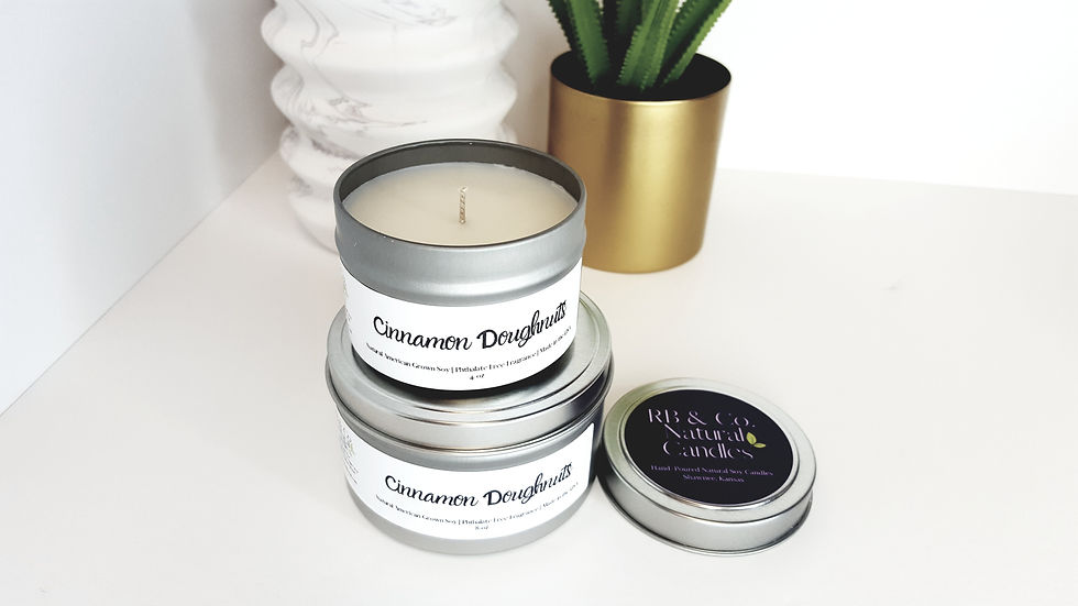 Thumbnail: Cinnamon Doughnuts | Natural Soy Candle | Hand-Poured and Hand-Crafted