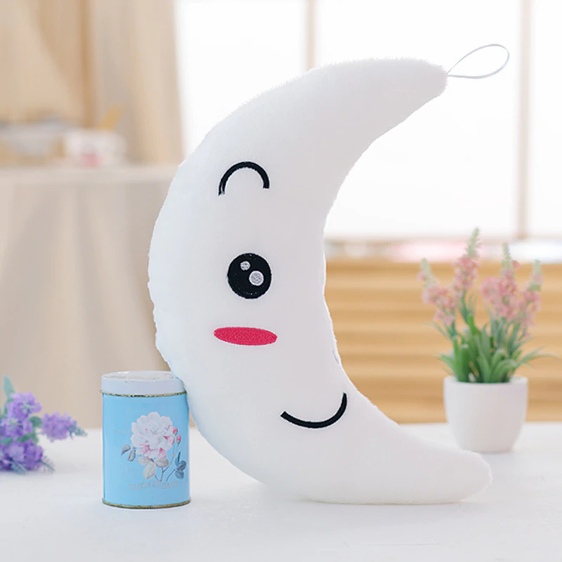 Thumbnail: 34CM Creative Toy Luminous Pillow Soft Stuffed Plush Glowing Colorful Stars