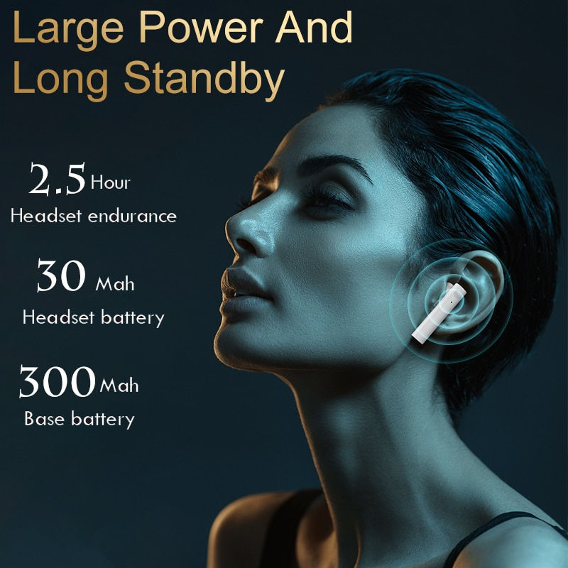 Miniatúra: Wireless Bluetooth 5.0 Earphones Touch Control Handsfree Headset TWS Wireless